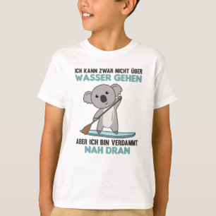 T-shirt Montez À La Pagaie Avec Koala Funny Paddling