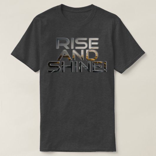 T-shirt Montez et brillez (Design devant)