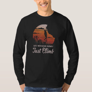T-shirt Montez juste Bouldering Mur Mountains Alpin grimpe