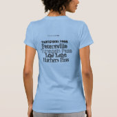 T-shirt Montez la ligne de Ridge (Dos)