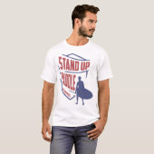 T-shirt Montez la pédale (Devant entier)