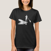 T-shirt Montez Paddle Paddle Paddling Sup Paddleboard À Ni (Devant)