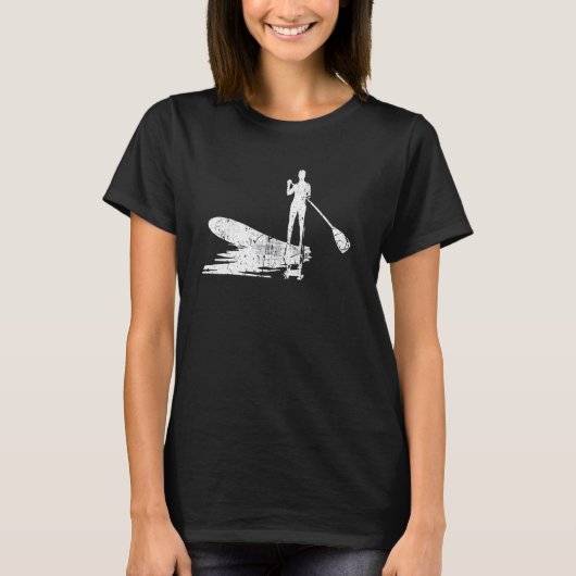 T-shirt Montez Paddle Paddle Paddling Sup Paddleboard À Ni (Devant)