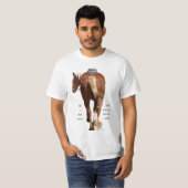 T-shirt Montez un Belge (Devant entier)