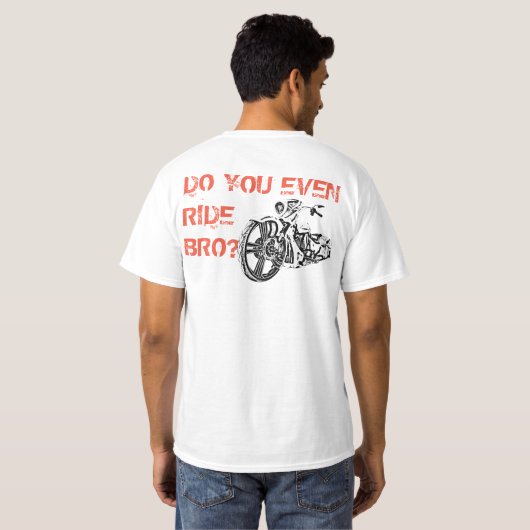 T-SHIRT MONTEZ-VOUS MÊME BRO ? (Dos entier)