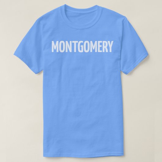 T-shirt Montgomery 1 (Design devant)