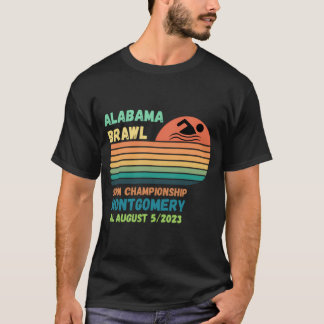 T-shirt Montgomery Riverfront Bateau Brawl Alabama Natatio