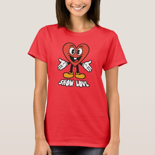 T-shirt Montre de l'amour (Devant)