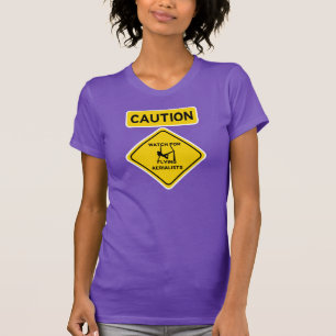 T-shirt Montre de précaution pour les Aerialists volants -