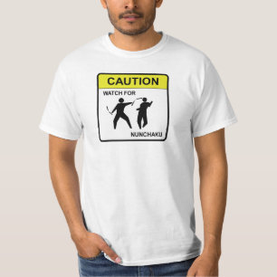 T-shirt Montre de précaution pour Nunchaku