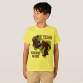 T-shirt Montre du Texas Squatch (Devant entier)