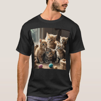 T-shirt montre-moi tes chatons fille