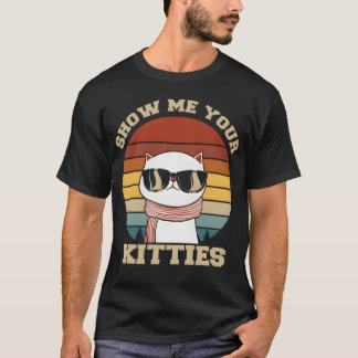 T-shirt Montre-moi tes chatons, garçon amateur de chats