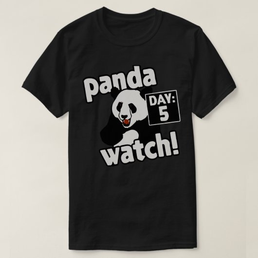 T-shirt Montre Panda (Design devant)