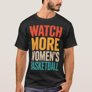 T-shirt Montre Plus De Basket-Ball Féminin Fille Fan Joueu
