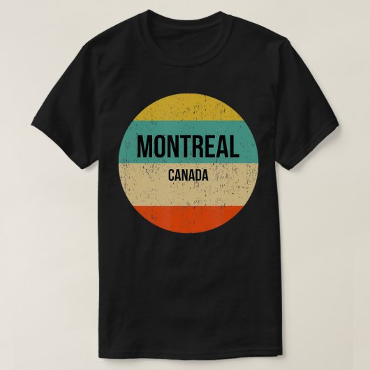 T-shirt Montréal Canada (Design devant)