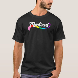 T-shirt MONTRÉAL CANADA Gay pride Fier Asiatique LGBTQ Rai