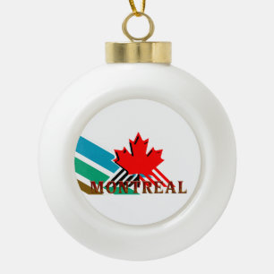 T-SHIRT Montreal Keramische Bal Ornament