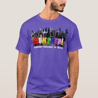 T-shirt Montréal province de Québec Canada