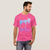 T-shirt Montreal Quebec Canada Moose Souvenir (Devant entier)