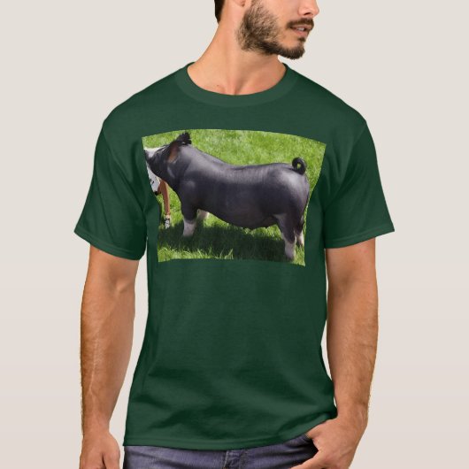T-shirt montrer amis de cochon (Devant)