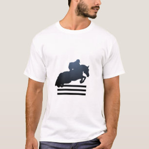 T-shirt Montrez le cavalier qui franchit un obstacle.