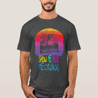 T-shirt Montrez-Moi Vos Chats Mewing Musique Ragdoll Music