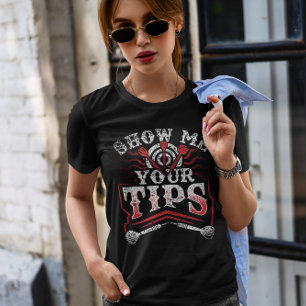 T-shirt Montrez-moi vos conseils - Funny Dart champion