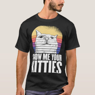 T-shirt Montrez-moi vos minous Vêtements pour chats
