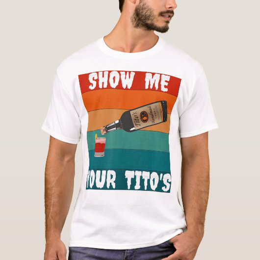 T-shirt Montrez-Moi Vos Titos (Devant)