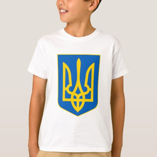 T-shirt Montrez vos couleurs - Ukraine (Devant)