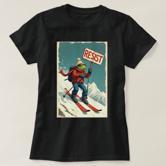 T-shirt Montrez votre style unique avec cette grenouille a (Design devant)