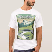 T-shirt Monts Elbert Rocky Mountains (Devant)