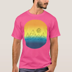 T-shirt Monts géométriques
