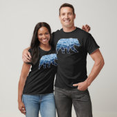 T-shirt Monts géométriques Bear Blue (Unisexe)