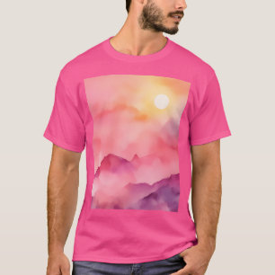 T-shirt Monts Imaginaires roses