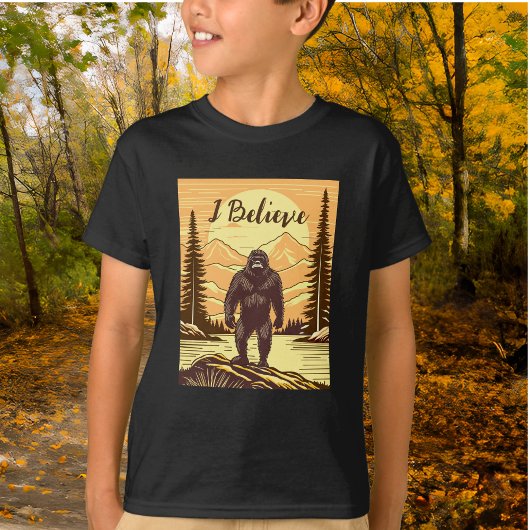 T-shirt Monts Retro Bigfoot Vintage Sasquatch