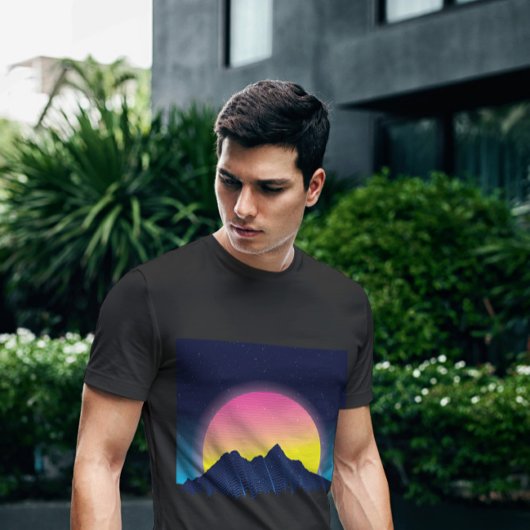 T-shirt Monts Retrowave