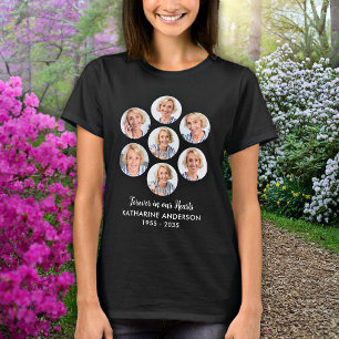 T-shirt Monument moderne personnalisé 7 photo Collage funé