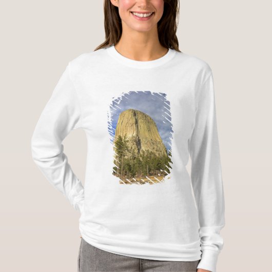 T-shirt Monument national de Devils Tower (Devant)