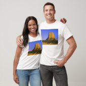 T-shirt Monument national de Devils Tower dans le Wyoming (Unisexe)