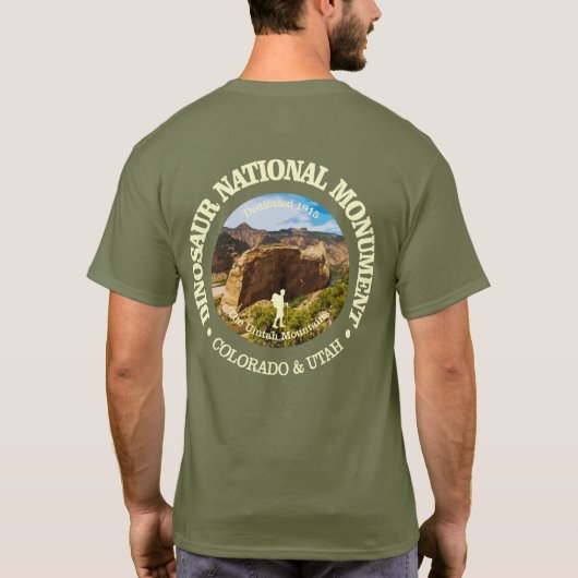 T-shirt Monument national de Dinosaur (NM) (Dos)