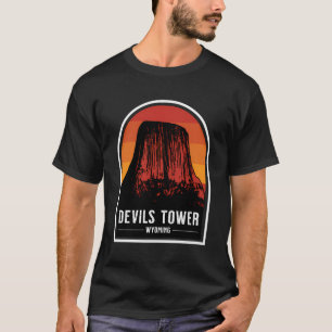 T-shirt Monument national de la tour Retro Devils Wyoming