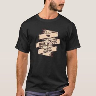 T-shirt Monument national de Muir Woods Californie Vacance
