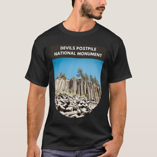 T-shirt Monument national du Devils Postpile (Devant)