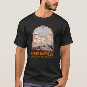 T-shirt Monument national du Mont Rushmore Dakota du Sud