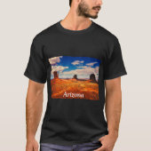 T-shirt Monument Valley Arizona Rock Rouge (Devant)