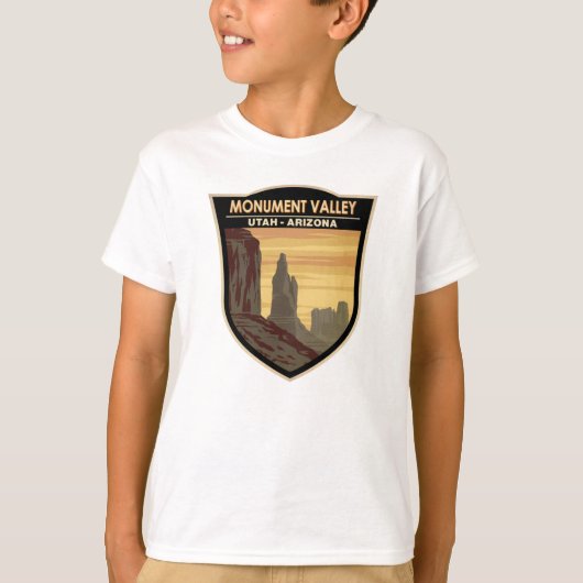 T-shirt Monument Valley Arizona Utah Vintage (Devant)