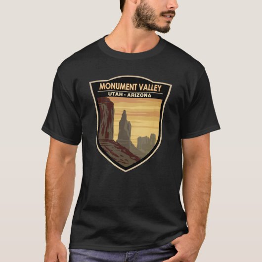 T-shirt Monument Valley Arizona Utah Vintage (Devant)