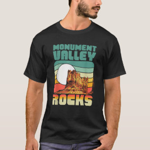 T-shirt Monument Valley Rocks Vintage Retro Funny Desert G